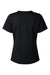 Jaanuu W30003 Unisex Cesi Ultrasoft V-Neck Scrub Top Black Flat Back