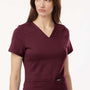 Jaanuu Unisex Cesi Ultrasoft V-Neck Scrub Top - Burgundy - Coming Soon