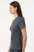 Jaanuu W30003 Unisex Cesi Ultrasoft V-Neck Scrub Top Carbon Grey Model Side