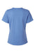 Jaanuu W30003 Unisex Cesi Ultrasoft V-Neck Scrub Top Ceil Blue Flat Back
