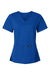 Jaanuu W30003 Unisex Cesi Ultrasoft V-Neck Scrub Top Royal Blue Flat Front
