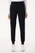 Jaanuu W40001/W40001P Unisex Rubi Ultrasoft Scrub Jogger Pants Black Model Front