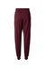 Jaanuu W40001/W40001P Unisex Rubi Ultrasoft Scrub Jogger Pants Burgundy Flat Back