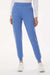 Jaanuu W40001/W40001P Unisex Rubi Ultrasoft Scrub Jogger Pants Ceil Blue Model Front