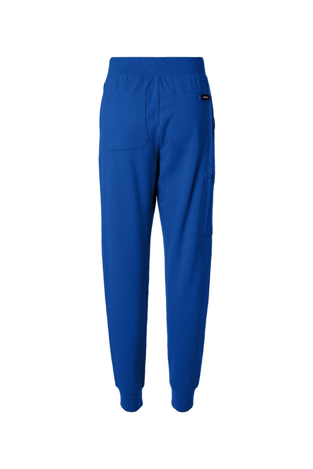 Jaanuu W40001/W40001P Unisex Rubi Ultrasoft Scrub Jogger Pants Royal Blue Flat Back