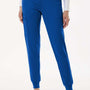 Jaanuu Womens Rubi Ultrasoft Moisture Wicking Scrub Jogger Pants w/ Pockets - Royal Blue - New