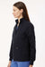 Jaanuu W60001 Unisex Ceri Essential 6 Pocket Full Zip Scrub Jacket Black Model Side