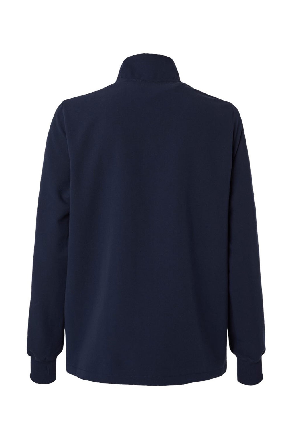 Jaanuu W60001 Unisex Ceri Essential 6 Pocket Full Zip Scrub Jacket Midnight Navy Blue Flat Back