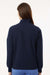 Jaanuu W60001 Unisex Ceri Essential 6 Pocket Full Zip Scrub Jacket Midnight Navy Blue Model Back