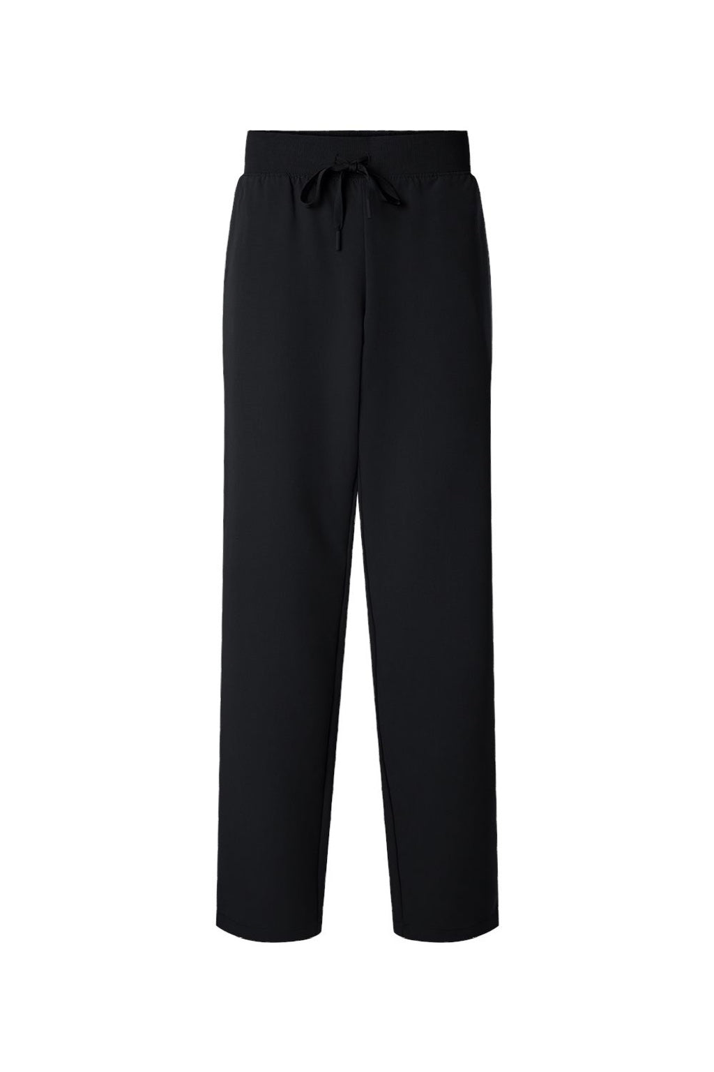 Jaanuu W20001/W2001P Unisex Xenos Essential Knit Waist Scrub Pants Black Flat Front