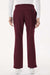 Jaanuu W20001/W2001P Unisex Xenos Essential Knit Waist Scrub Pants Burgundy Model Back