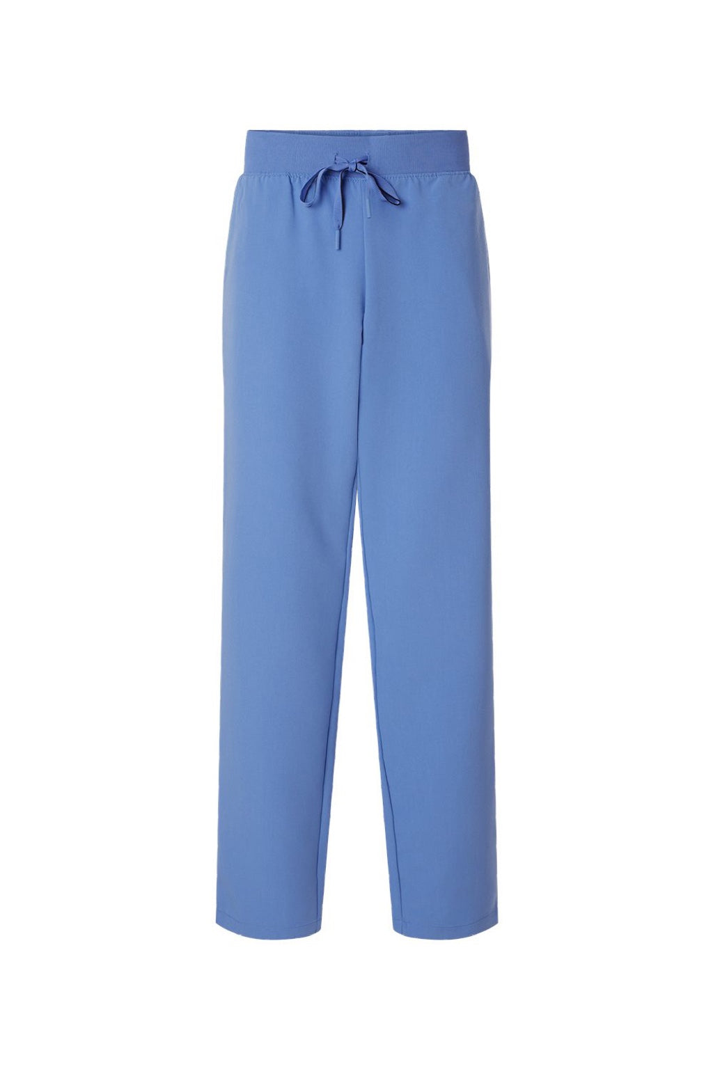 Jaanuu W20001/W2001P Unisex Xenos Essential Knit Waist Scrub Pants Ceil Blue Flat Front