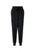Jaanuu W20003/W2003P Unisex Silex Knit Waist Scrub Jogger Pants Black Flat Front