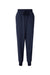 Jaanuu W20003/W2003P Unisex Silex Knit Waist Scrub Jogger Pants Midnight Navy Blue Flat Front