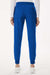 Jaanuu W20003/W2003P Unisex Silex Knit Waist Scrub Jogger Pants Royal Blue Model Back
