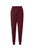 Jaanuu W40001/W40001P Unisex Rubi Ultrasoft Scrub Jogger Pants Burgundy Flat Front