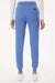 Jaanuu W40001/W40001P Unisex Rubi Ultrasoft Scrub Jogger Pants Ceil Blue Model Back