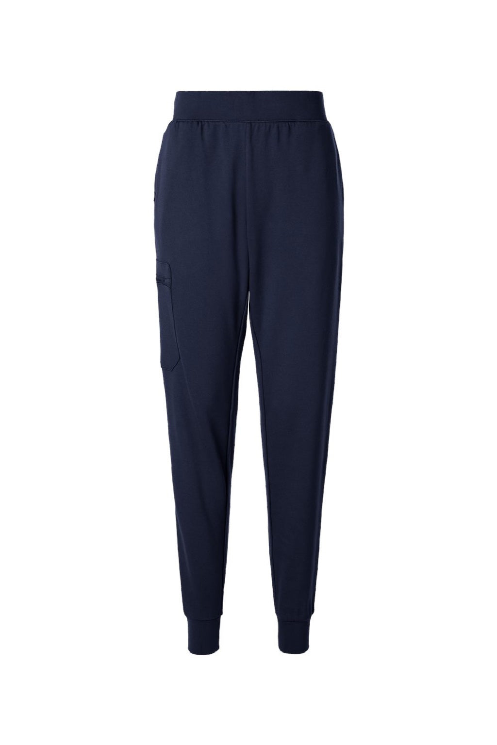 Jaanuu W40001/W40001P Unisex Rubi Ultrasoft Scrub Jogger Pants Midnight Navy Blue Flat Front