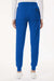Jaanuu W40001/W40001P Unisex Rubi Ultrasoft Scrub Jogger Pants Royal Blue Model Back