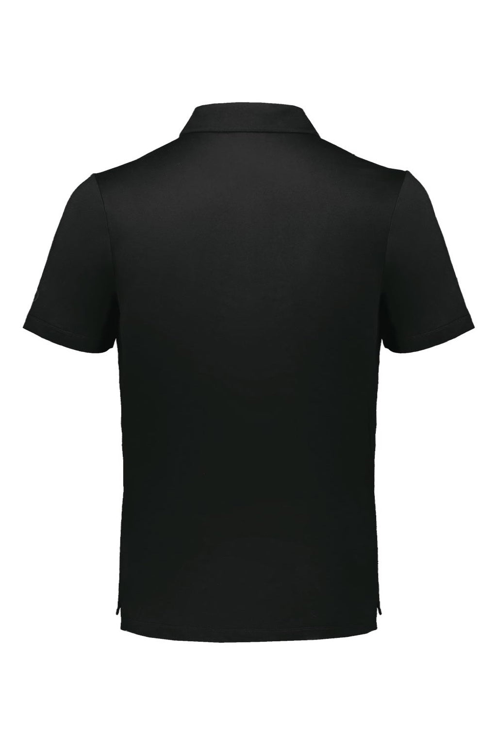 Augusta Sportswear 7001 Mens Pursuit Short Sleeve Polo Shirt Black Flat Back