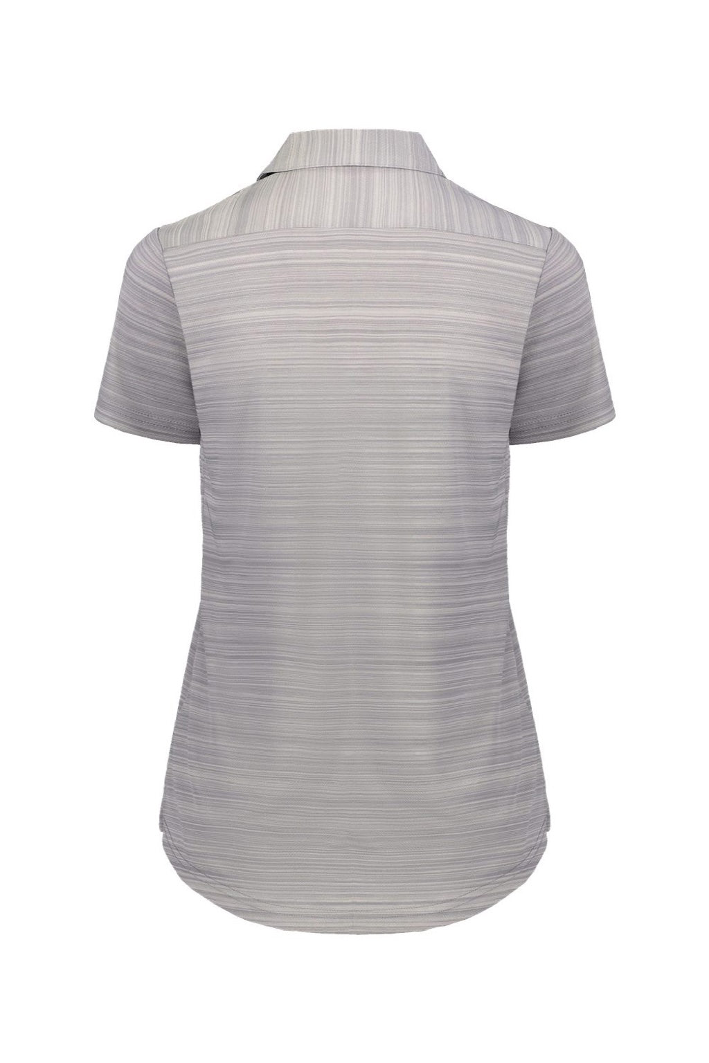 Augusta Sportswear 7002 Womens Pursuit Short Sleeve Polo Shirt Athletic Grey Flat Back