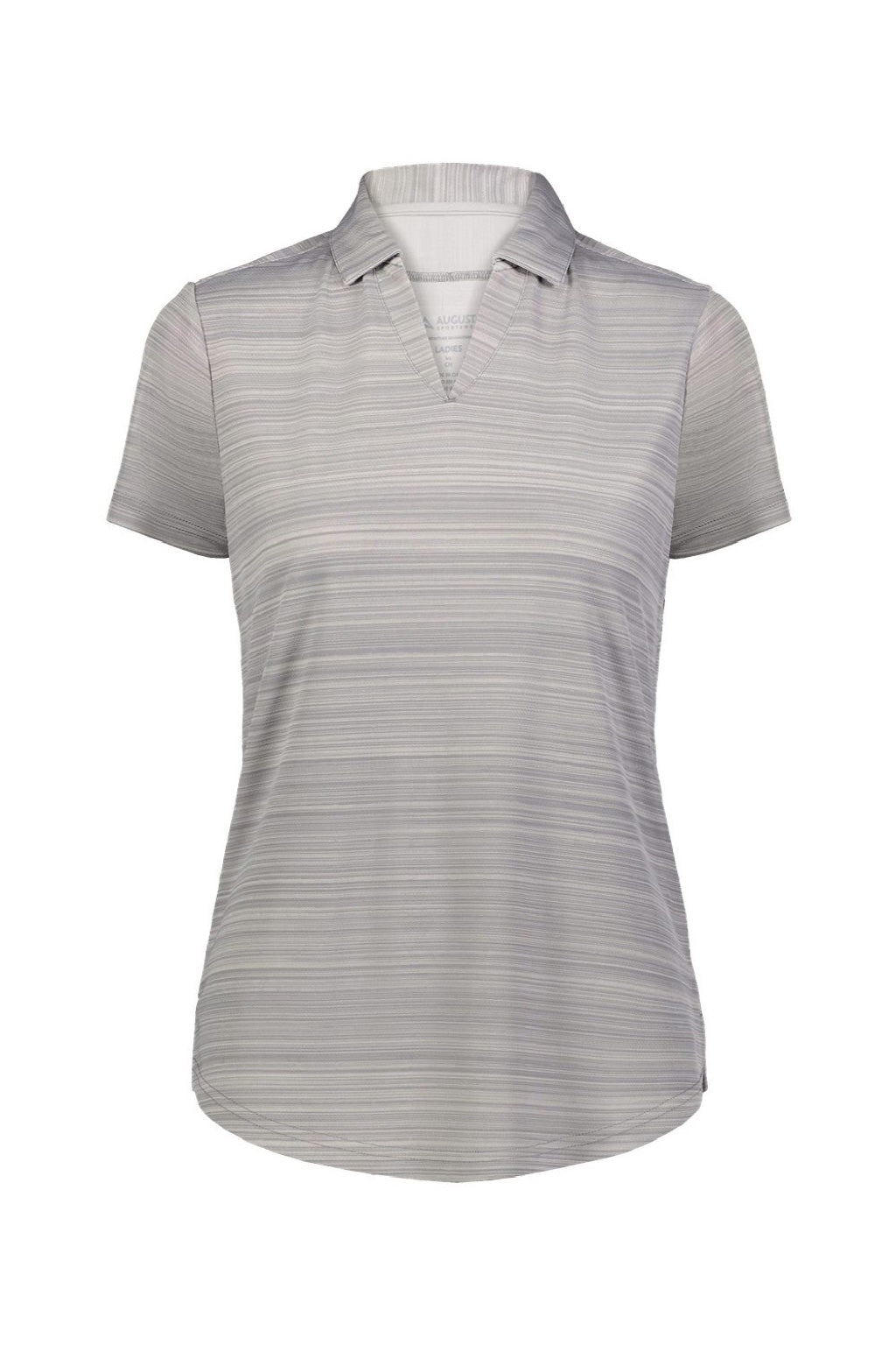 Augusta Sportswear 7002 Womens Pursuit Short Sleeve Polo Shirt Athletic Grey Flat Front