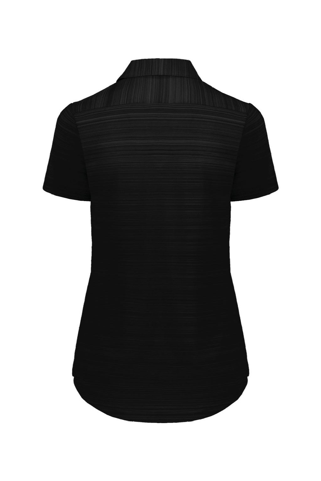 Augusta Sportswear 7002 Womens Pursuit Short Sleeve Polo Shirt Black Flat Back