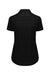 Augusta Sportswear 7002 Womens Pursuit Short Sleeve Polo Shirt Black Flat Back