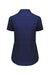 Augusta Sportswear 7002 Womens Pursuit Short Sleeve Polo Shirt Navy Blue Flat Back