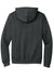 Gildan 18500 Mens Pill Resistant Hooded Sweatshirt Hoodie w/ Pouch Pocket Fan Heather Charcoal Grey Flat Back