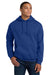 Gildan 18500 Mens Pill Resistant Hooded Sweatshirt Hoodie w/ Pouch Pocket Fan Deep Royal Blue Model Front