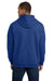 Gildan 18500 Mens Pill Resistant Hooded Sweatshirt Hoodie w/ Pouch Pocket Fan Deep Royal Blue Model Back