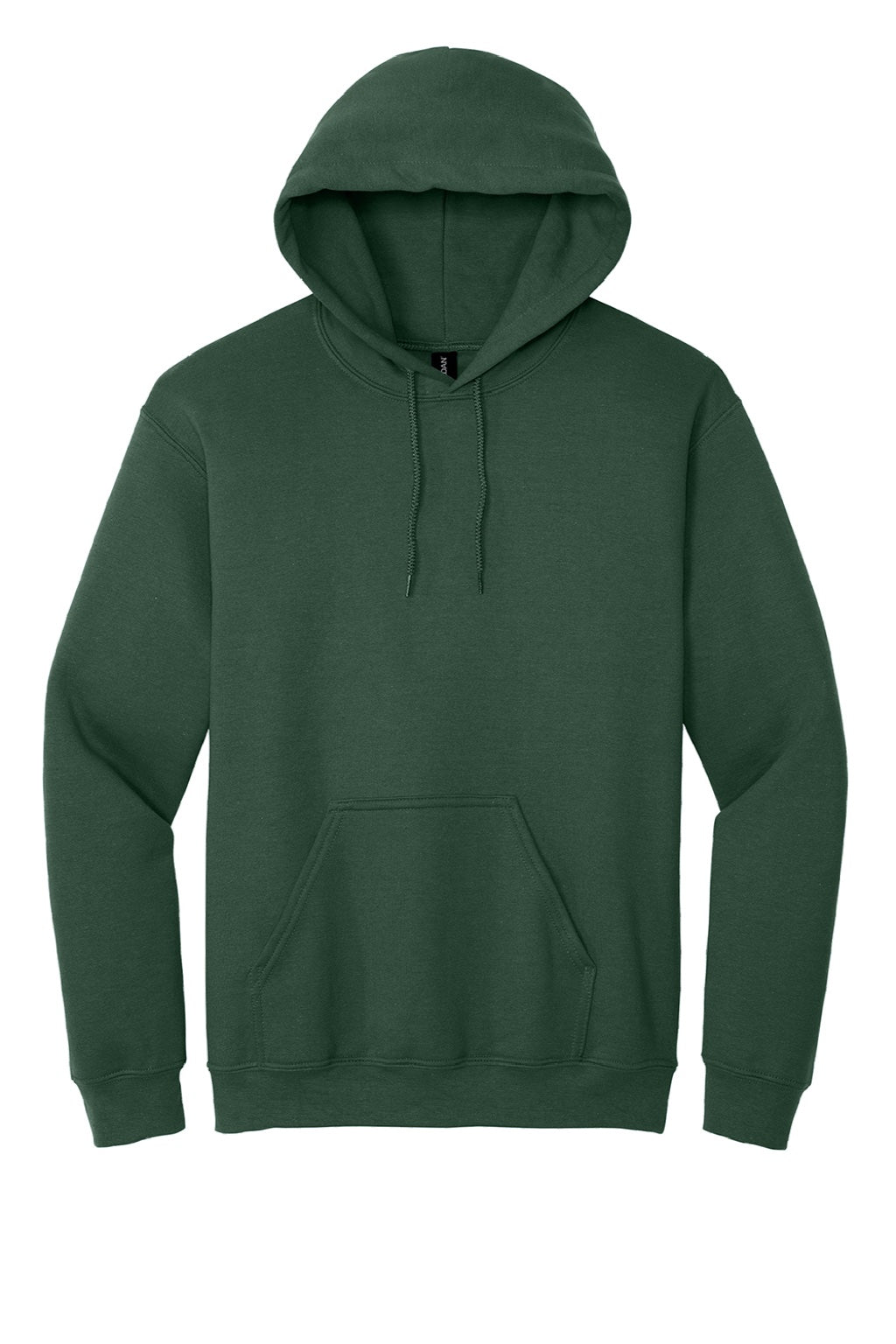 Gildan 18500 Mens Pill Resistant Hooded Sweatshirt Hoodie w/ Pouch Pocket Fan Dark Green Flat Front