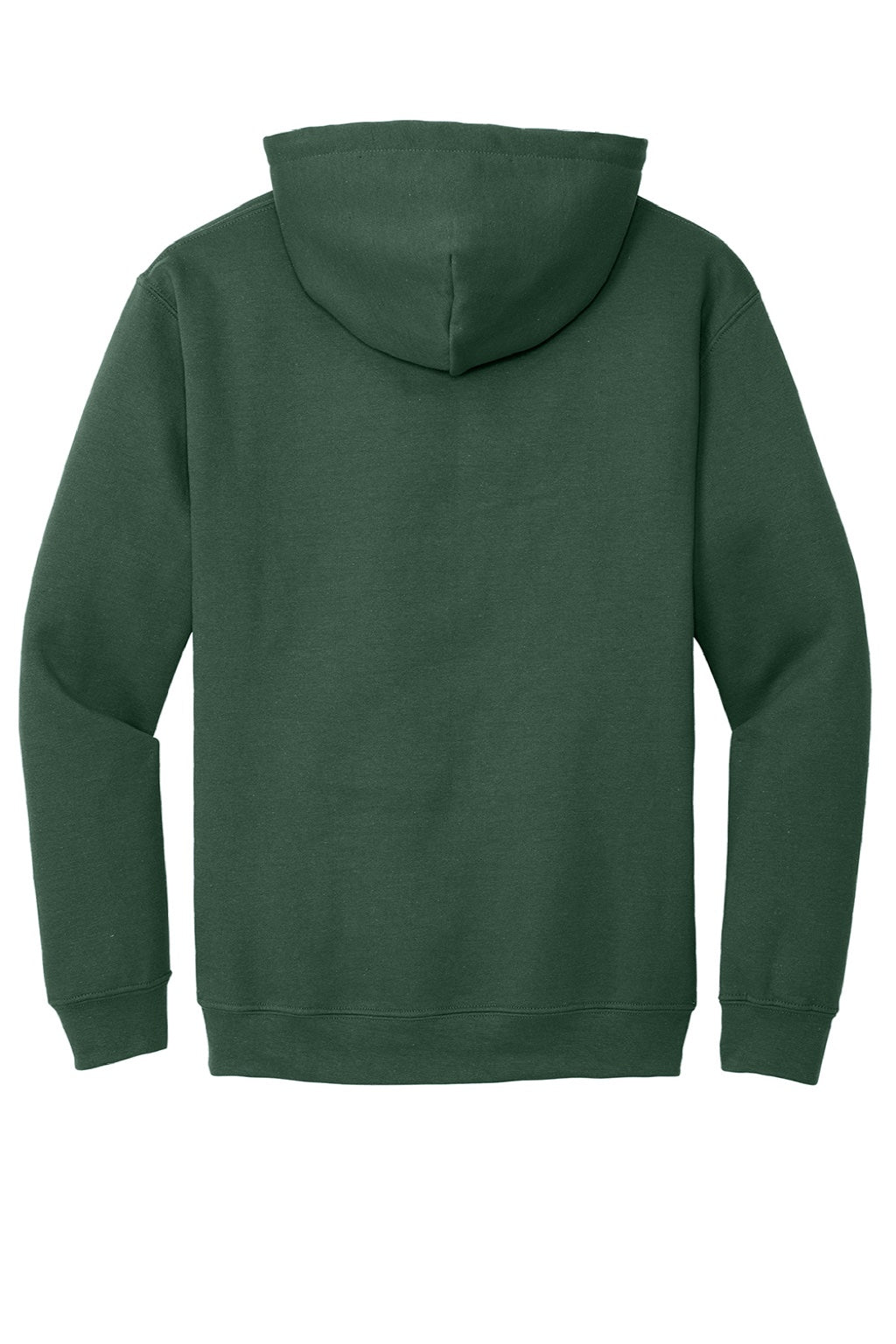 Gildan 18500 Mens Pill Resistant Hooded Sweatshirt Hoodie w/ Pouch Pocket Fan Dark Green Flat Back