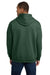 Gildan 18500 Mens Pill Resistant Hooded Sweatshirt Hoodie w/ Pouch Pocket Fan Dark Green Model Back