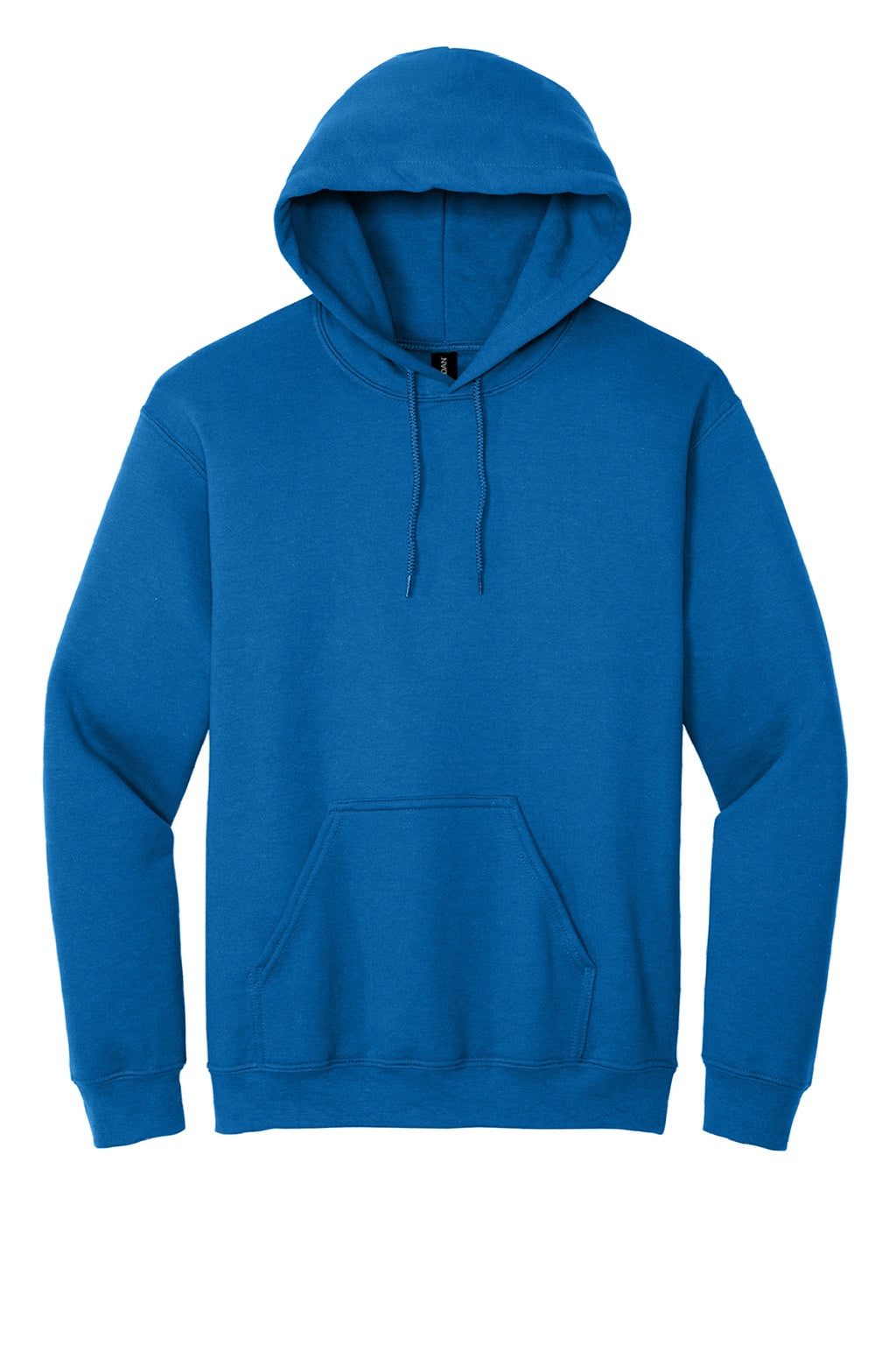 Gildan 18500 Mens Pill Resistant Hooded Sweatshirt Hoodie w/ Pouch Pocket Neon Blue Flat Front