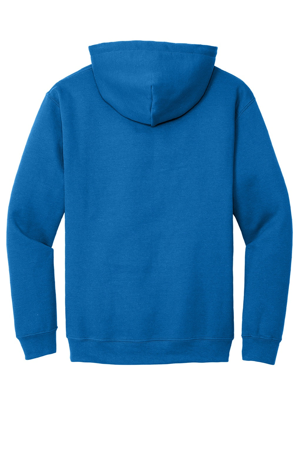Gildan 18500 Mens Pill Resistant Hooded Sweatshirt Hoodie w/ Pouch Pocket Neon Blue Flat Back