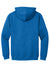 Gildan 18500 Mens Pill Resistant Hooded Sweatshirt Hoodie w/ Pouch Pocket Neon Blue Flat Back