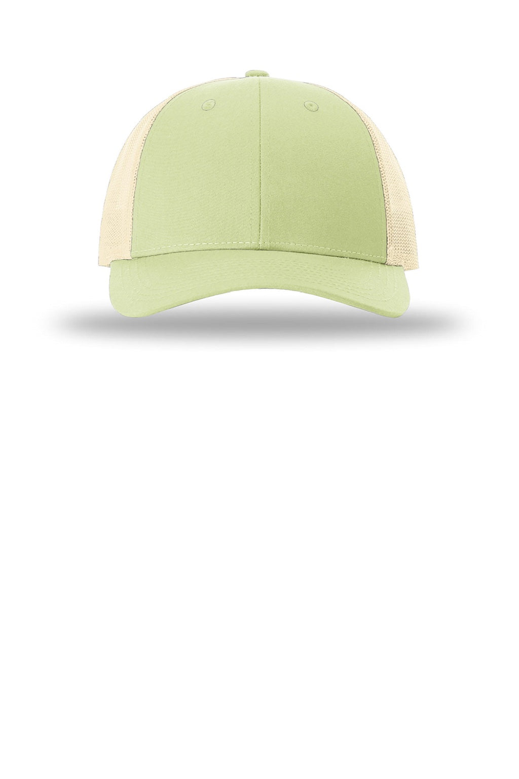 Richardson Hats 115 Mens Snapback Trucker Hat Patina Green/Birch Flat Front