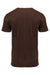 Threadfast Apparel 115A Mens Cross Dye Short Sleeve Crewneck T-Shirt Flame Flat Back