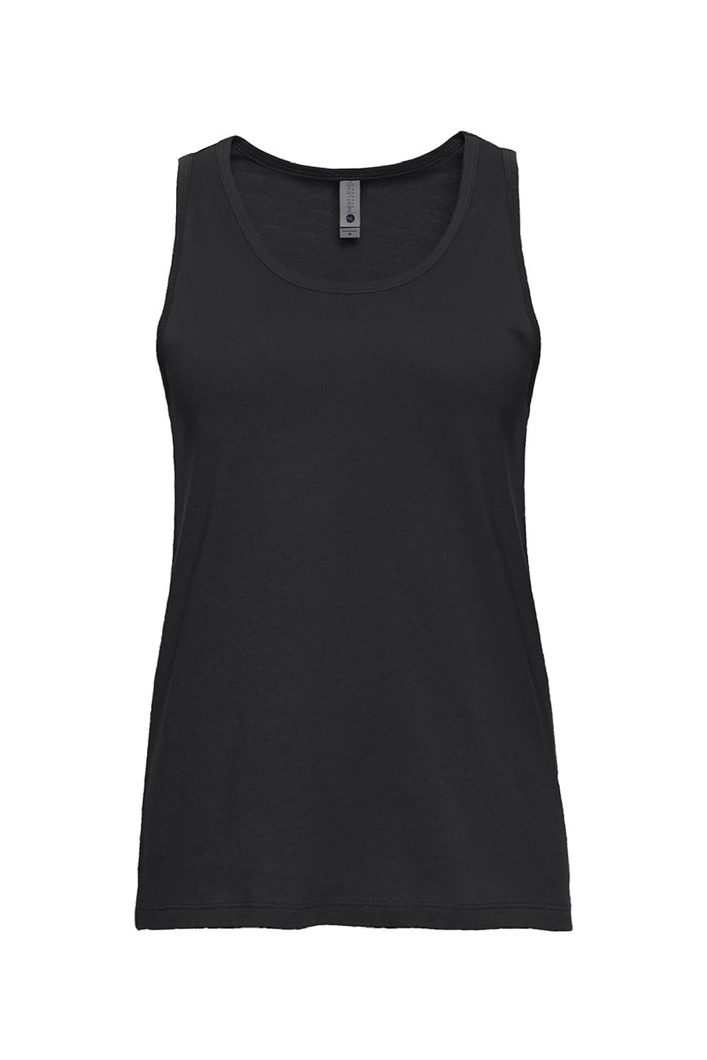 Next Level 3933 Womens Tank Top Black Flat Front