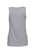 Next Level 3933 Womens Tank Top Heather Grey Flat Back