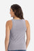 Next Level 3933 Womens Tank Top Heather Grey Model Back