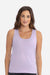 Next Level 3933 Womens Tank Top Lavender Purple Model Front