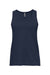 Next Level 3933 Womens Tank Top Midnight Navy Blue Flat Front