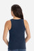 Next Level 3933 Womens Tank Top Midnight Navy Blue Model Back