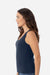 Next Level 3933 Womens Tank Top Midnight Navy Blue Model Side