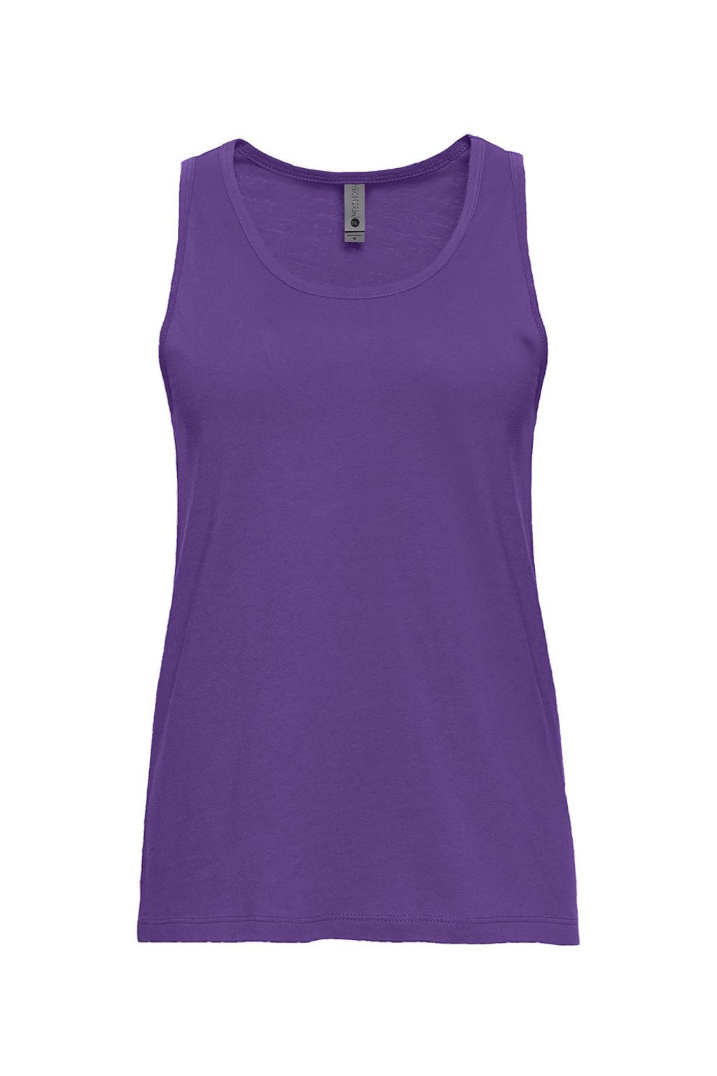 Next Level 3933 Womens Tank Top Purple Rush Flat Front