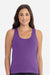 Next Level 3933 Womens Tank Top Purple Rush Model Front