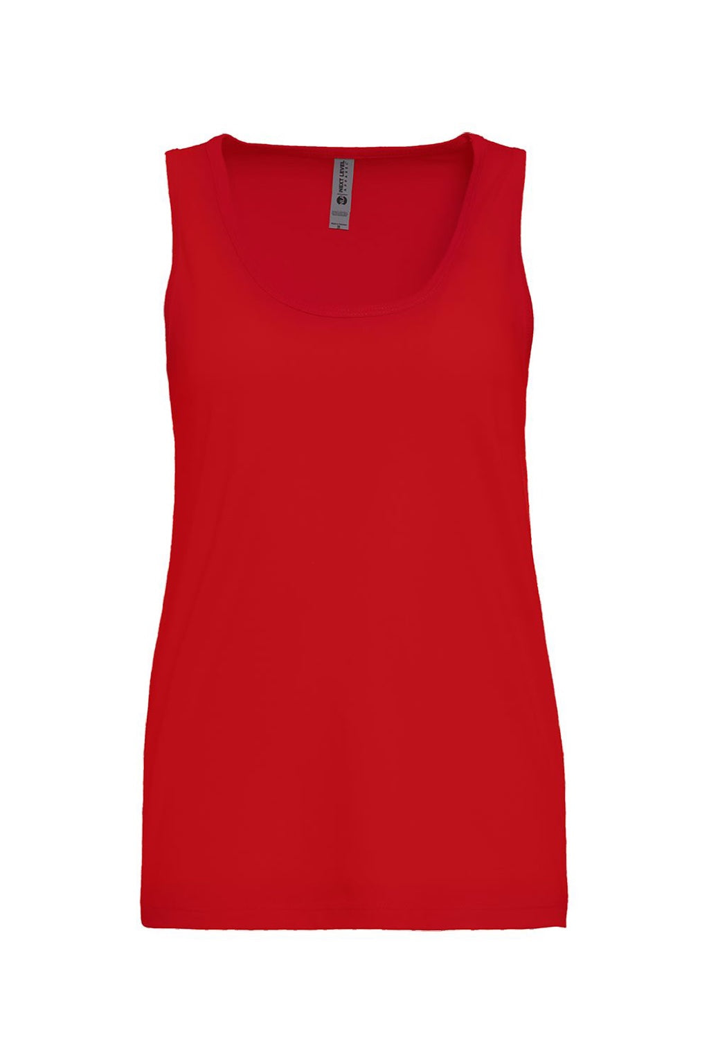 Next Level 3933 Womens Tank Top Red Flat Front